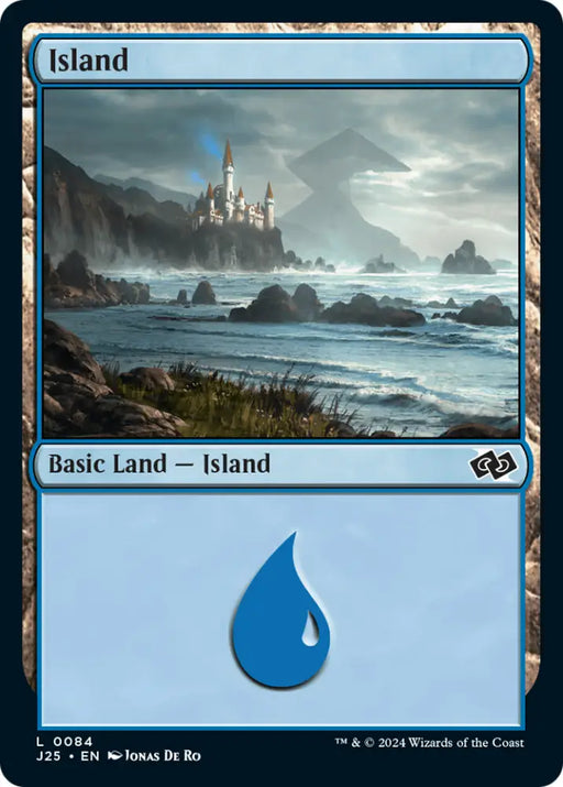 Island (84) [Foundations Jumpstart] - MTG Single