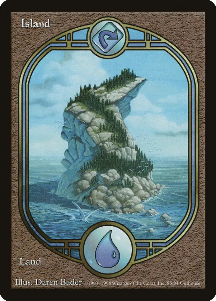 Island (85) [Unglued] - MTG Single