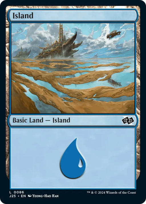 Island (86) [Foundations Jumpstart] - MTG Single
