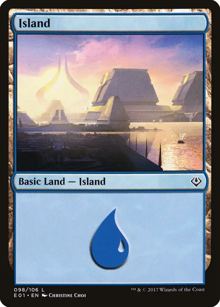 Island (98) [Archenemy: Nicol Bolas] - MTG Single