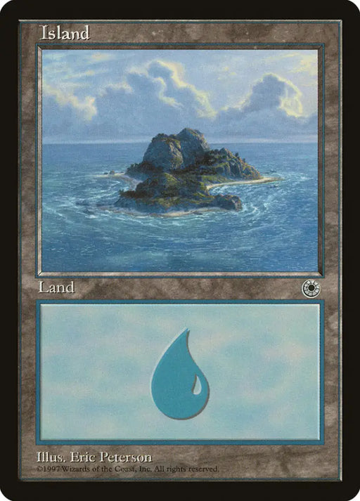 Island (Bays on Left and Right) [Portal] - MTG Single