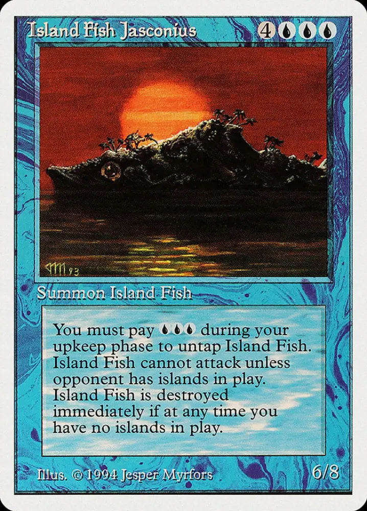 Island Fish Jasconius [Summer Magic / Edgar] - MTG Single