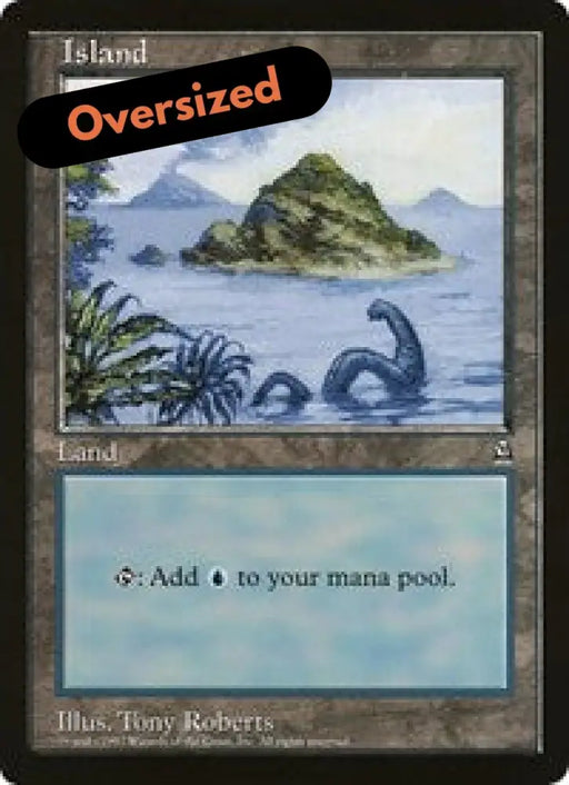 Island (Oversized) [Oversize Cards] - MTG Single