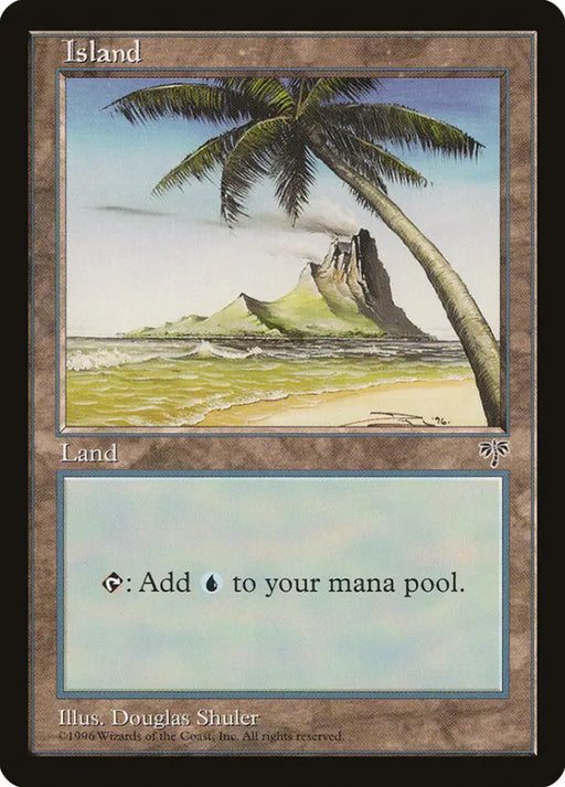 Island (Palm Tree) [Mirage] - MTG Single