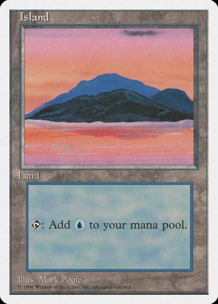 Island (Signature on Bottom Left) [Introductory Two-Player Set] - MTG Single