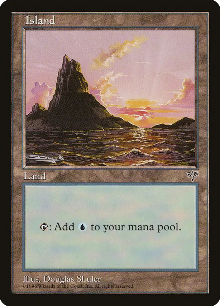 Island (Sunset) [Mirage] - MTG Single