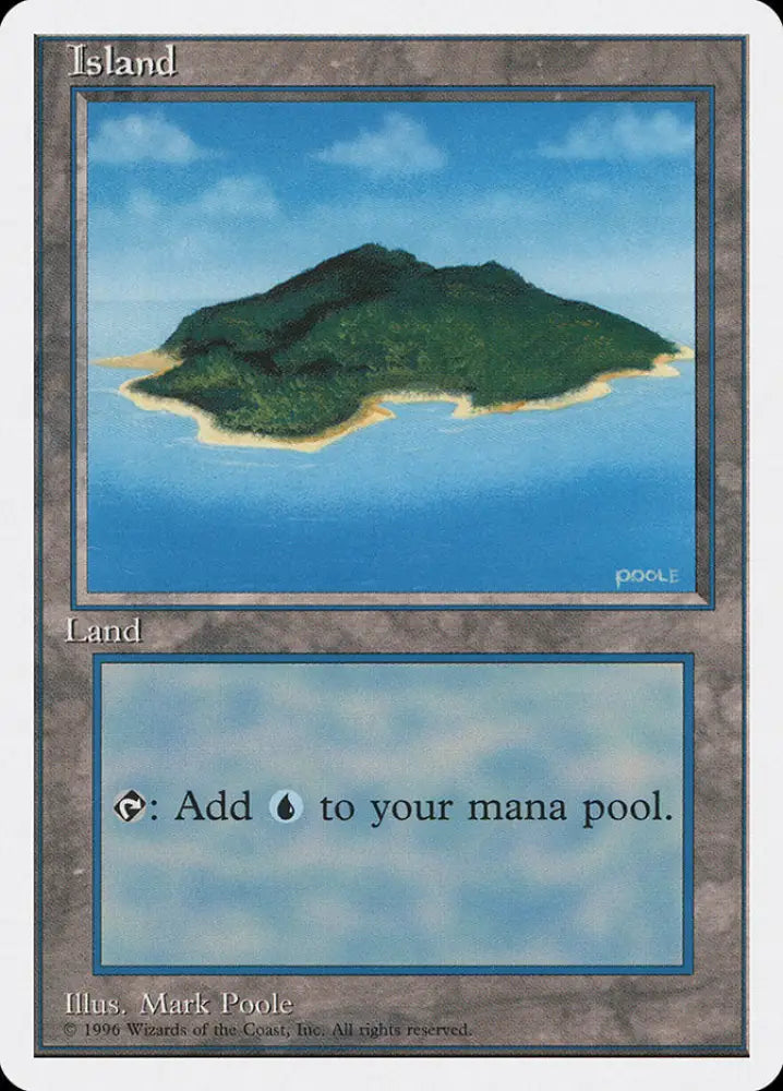 Island (White Clouds) [Introductory Two-Player Set] - MTG Single