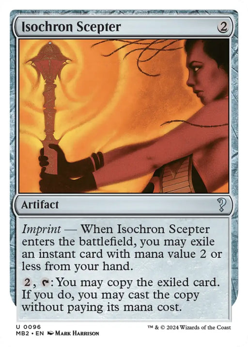 Isochron Scepter (White Border) [Mystery Booster 2] - MTG Single