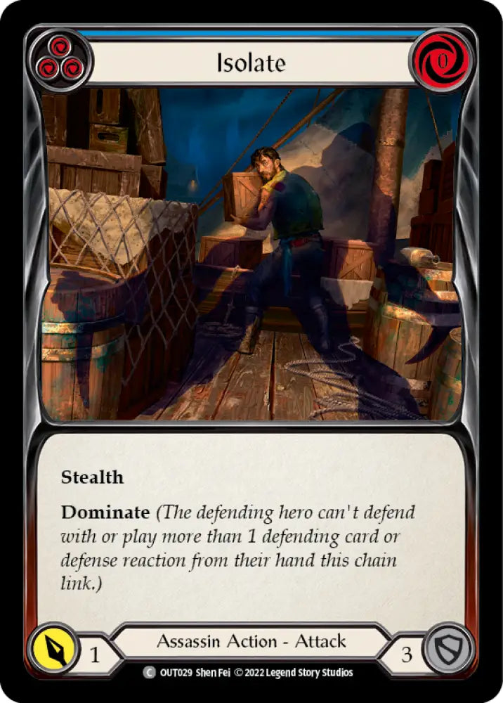 Isolate (Blue) [Outsiders] - Flesh And Blood Single