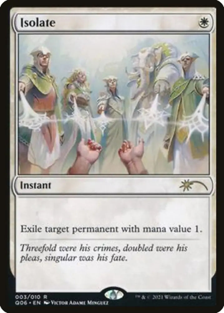 Isolate [Pioneer Challenger Decks 2021] - MTG Single