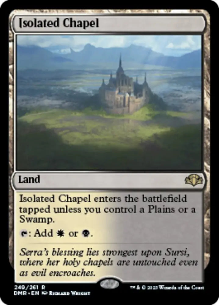 Isolated Chapel [Dominaria Remastered] - MTG Single