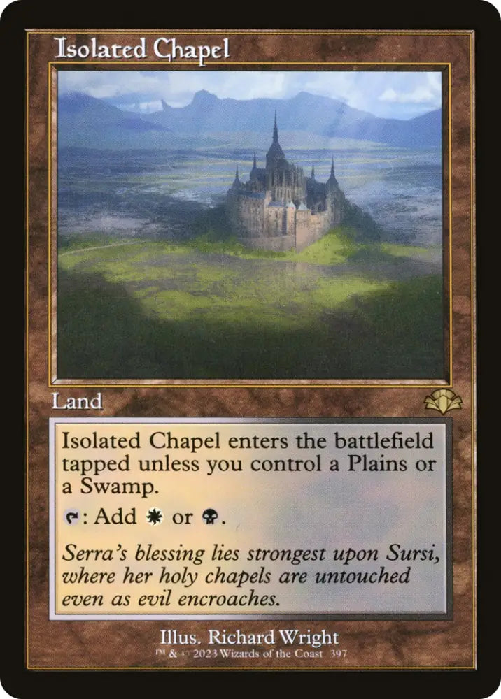 Isolated Chapel (Retro) [Dominaria Remastered] - MTG Single