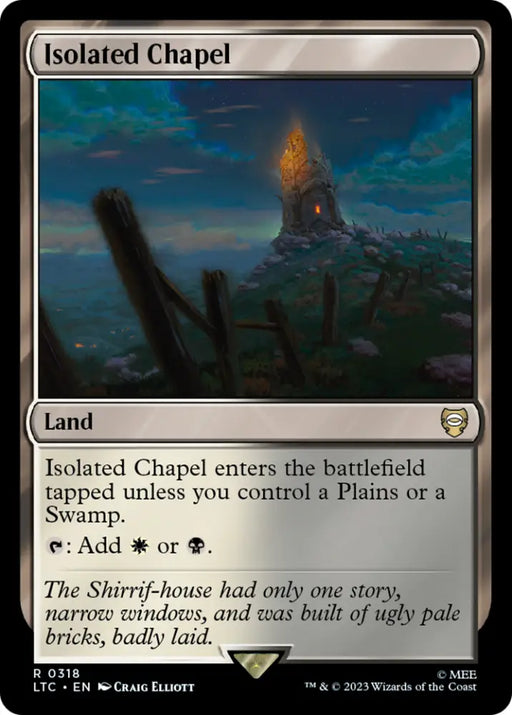 Isolated Chapel [The Lord of the Rings: Tales of Middle-Earth Commander] - MTG Single