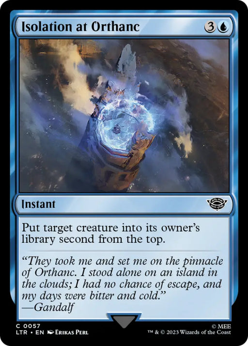 Isolation at Orthanc [The Lord of the Rings: Tales of Middle-Earth] - MTG Single