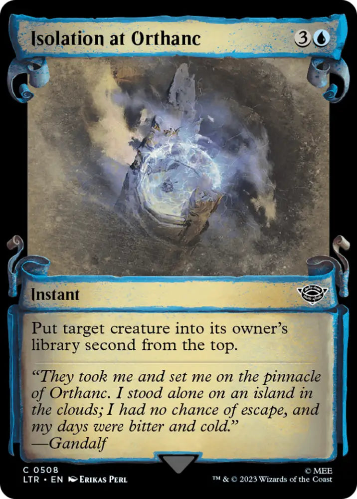 Isolation at Orthanc [The Lord of the Rings: Tales of Middle-Earth Showcase Scrolls] - MTG Single