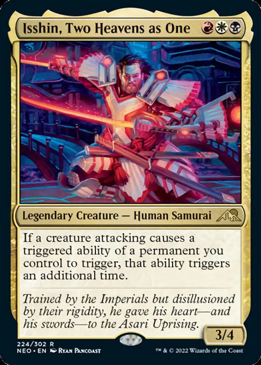 Isshin Two Heavens as One [Kamigawa: Neon Dynasty] - MTG Single