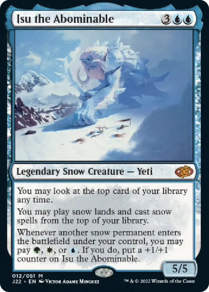 Isu the Abominable [Jumpstart 2022] - MTG Single