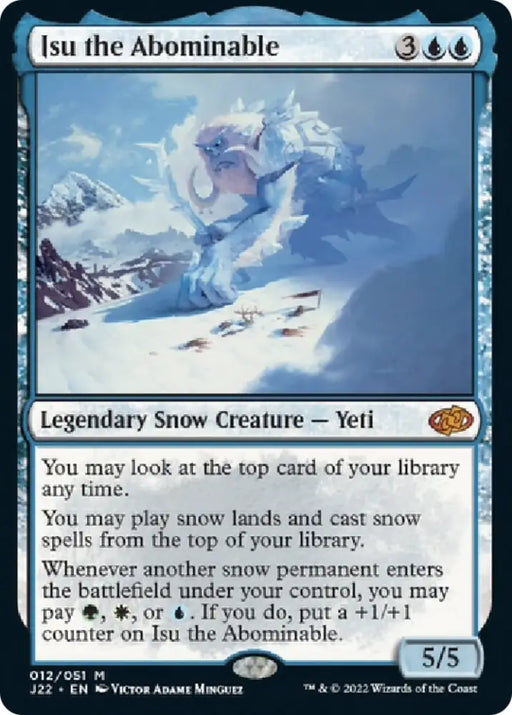 Isu the Abominable [Jumpstart 2022] - MTG Single