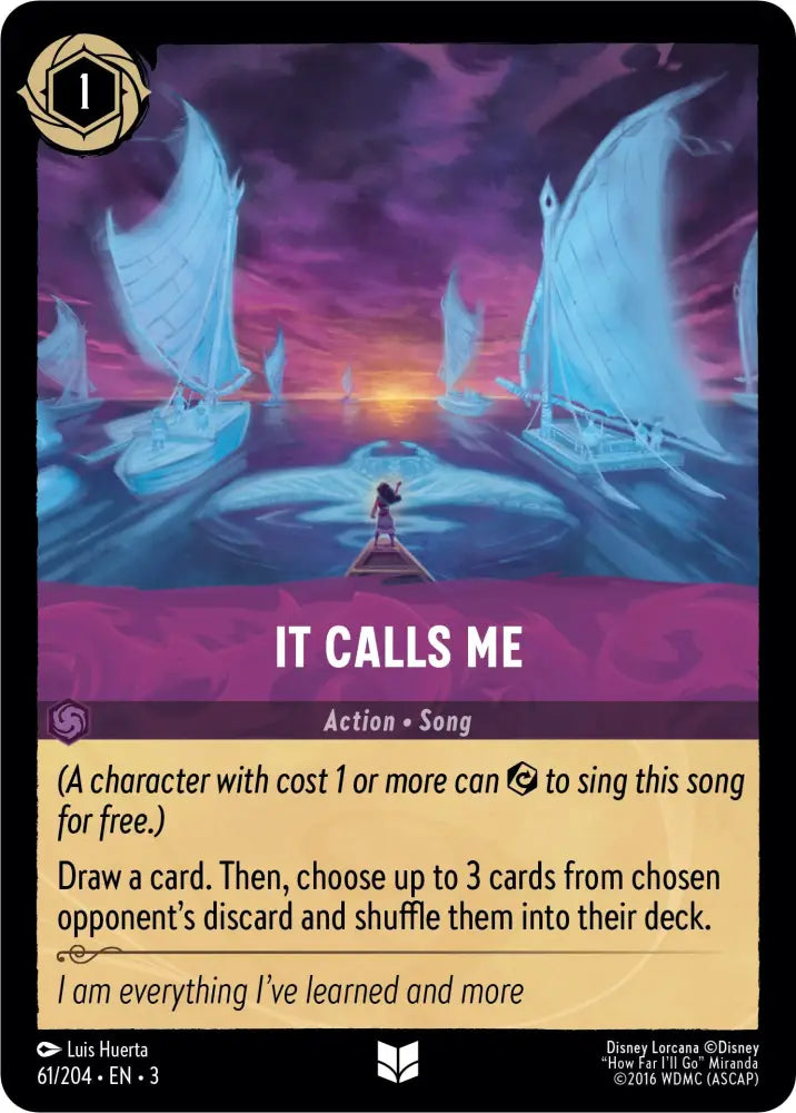 It Calls Me (61/204) [Into the Inklands] - Lorcana Single