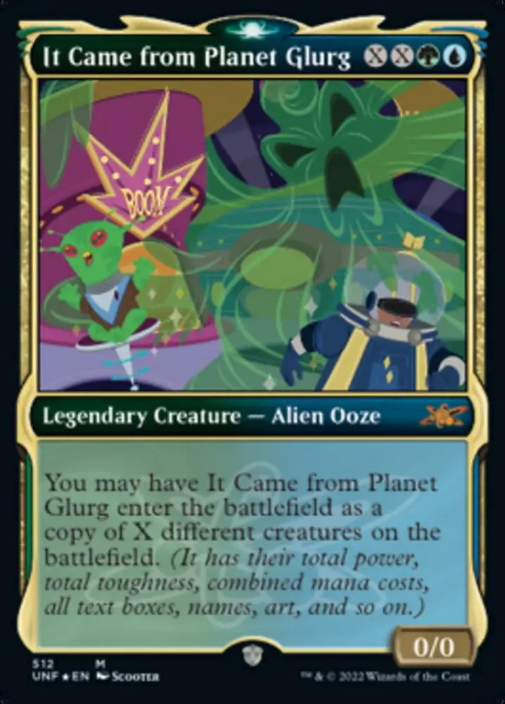 It Came from Planet Glurg (Showcase) (Galaxy Foil) [Unfinity] - MTG Single
