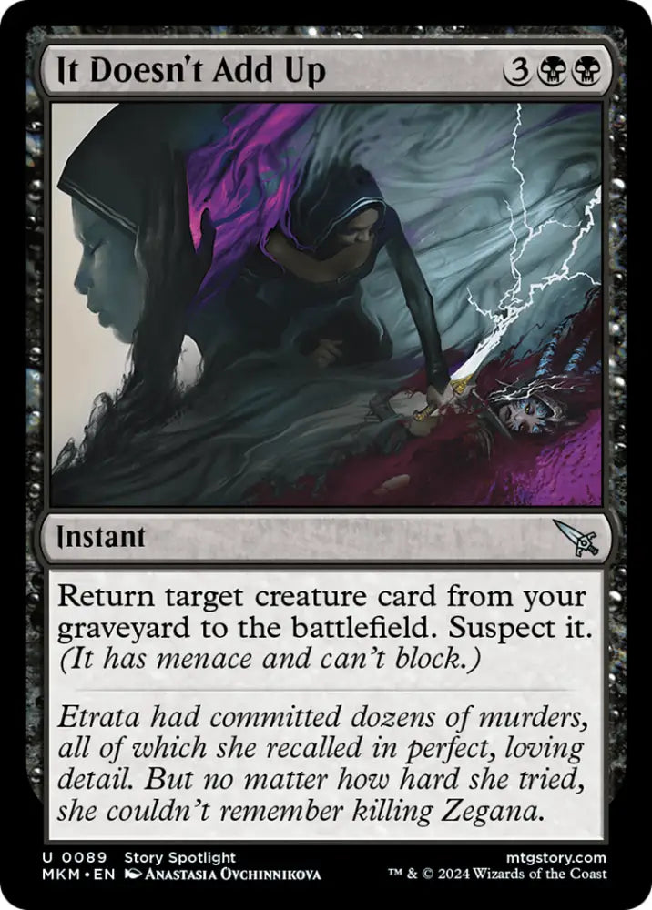 It Doesn’t Add Up [Murders at Karlov Manor] - MTG Single