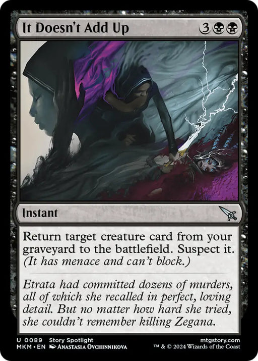 It Doesn’t Add Up [Murders at Karlov Manor] - MTG Single