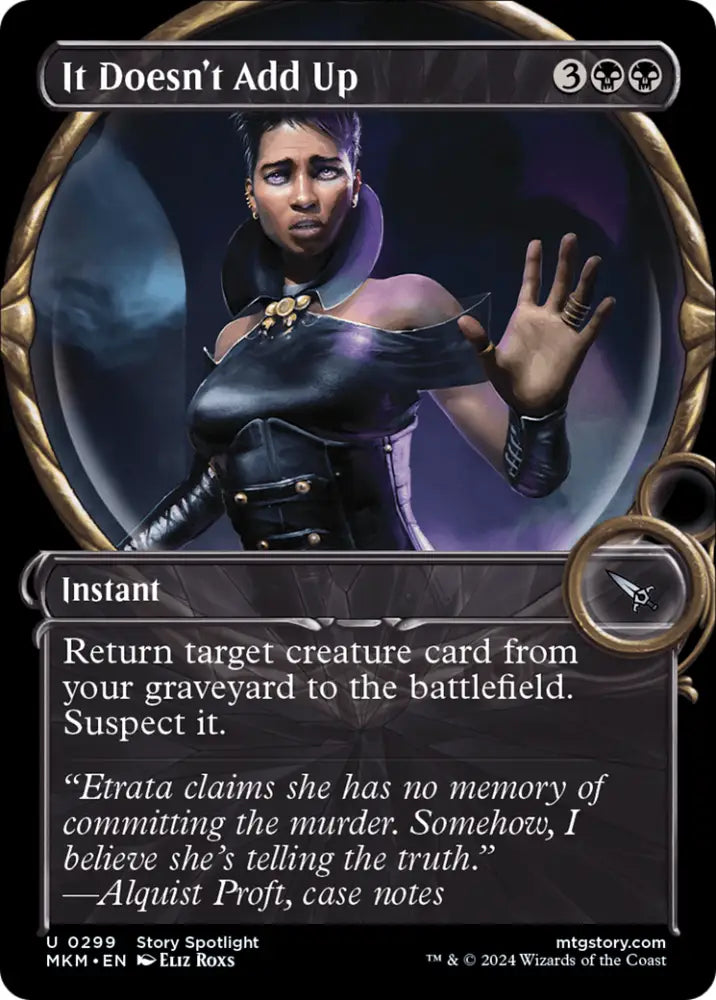 It Doesn’t Add Up (Showcase) [Murders at Karlov Manor] - MTG Single