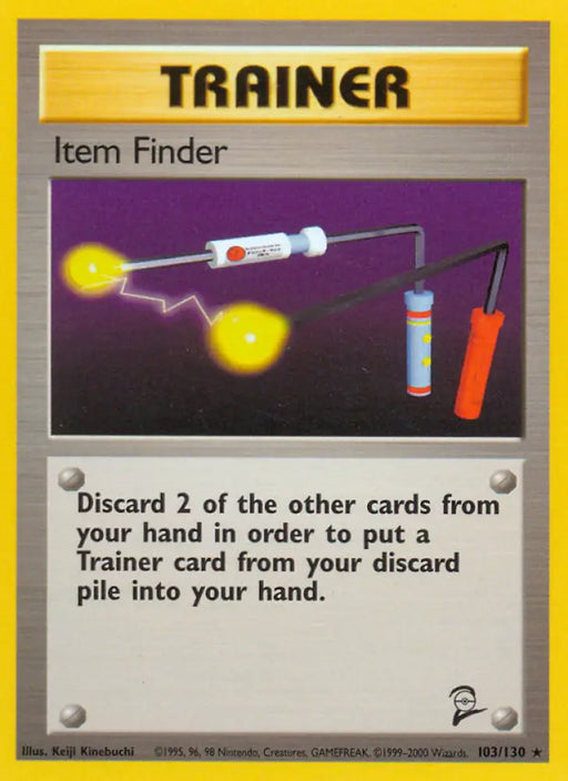 Item Finder (103/130) [Base Set 2] - Pokemon Single