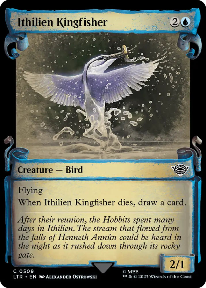 Ithilien Kingfisher [The Lord of the Rings: Tales of Middle-Earth Showcase Scrolls] - MTG Single