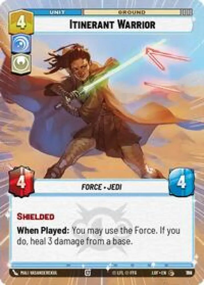Itinerant Warrior (Hyperspace Foil) (788) [Legends of the Force]