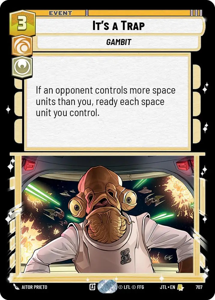 It’s a Trap (Foil) (707) [Jump to Lightspeed] - Star Wars: Unlimited Single