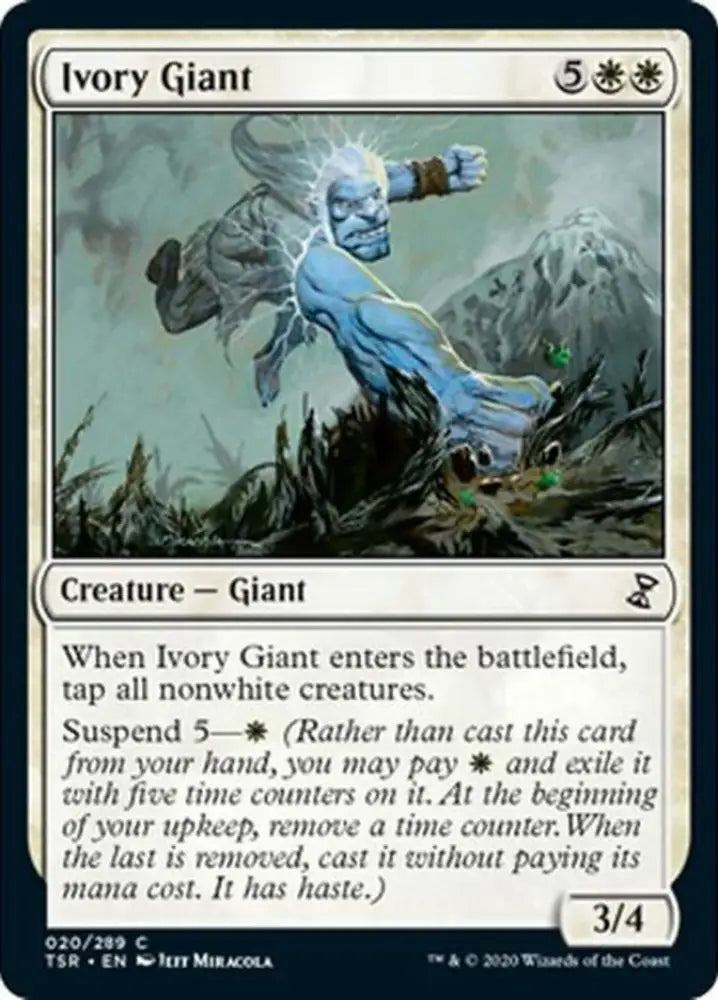 Ivory Giant [Time Spiral Remastered] - MTG Single