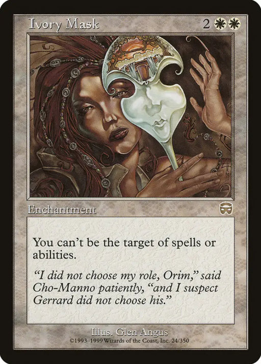 Ivory Mask [Mercadian Masques] - MTG Single