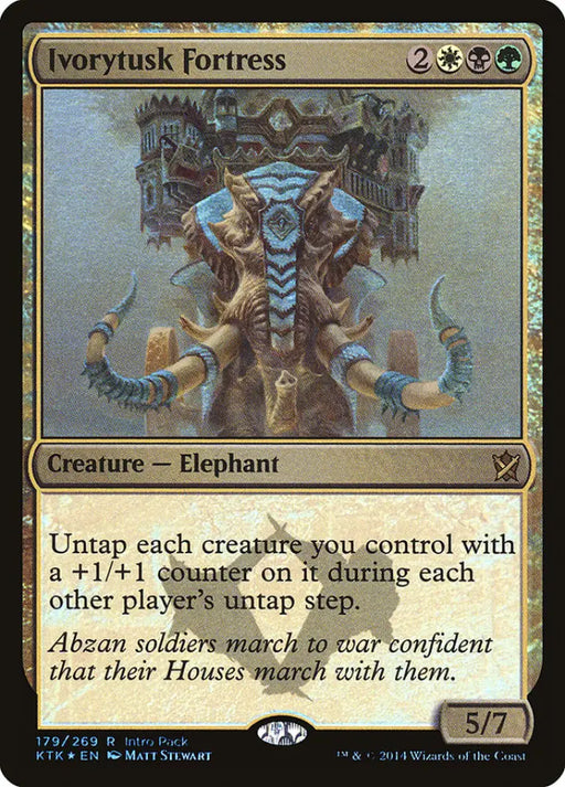 Ivorytusk Fortress (Intro Pack) [Khans of Tarkir Promos] - MTG Single