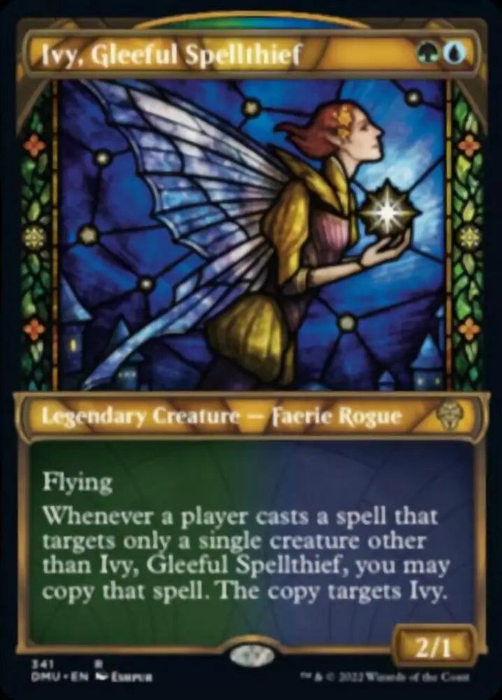 Ivy Gleeful Spellthief (Showcase Textured) [Dominaria United] - MTG Single