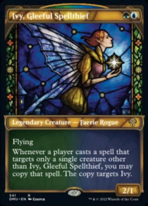 Ivy Gleeful Spellthief (Showcase Textured) [Dominaria United] - MTG Single