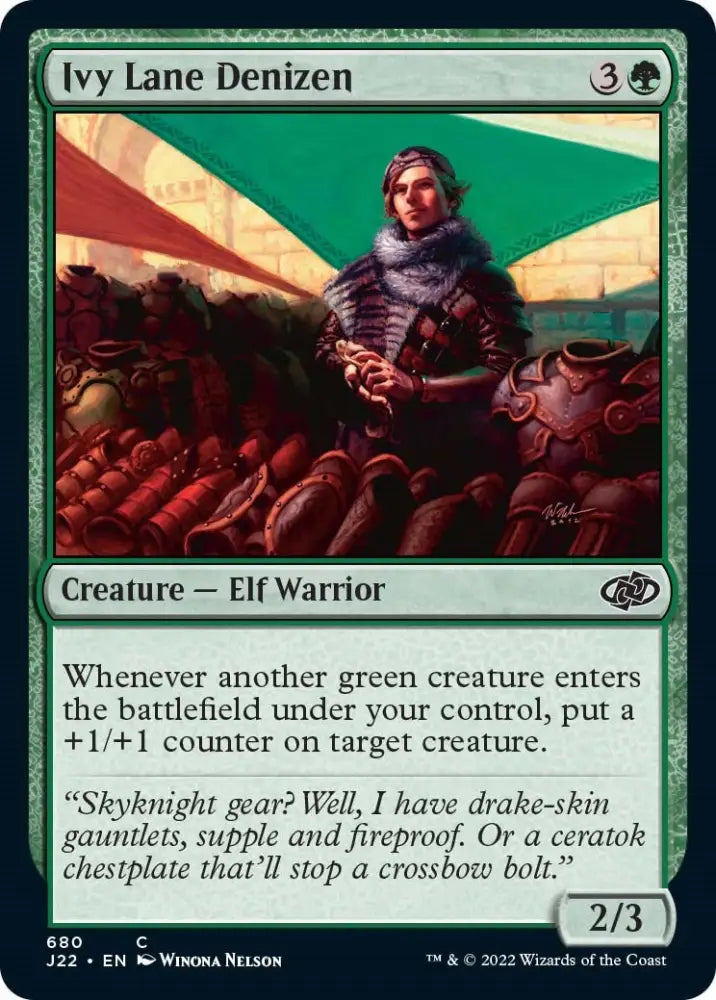 Ivy Lane Denizen [Jumpstart 2022] - MTG Single