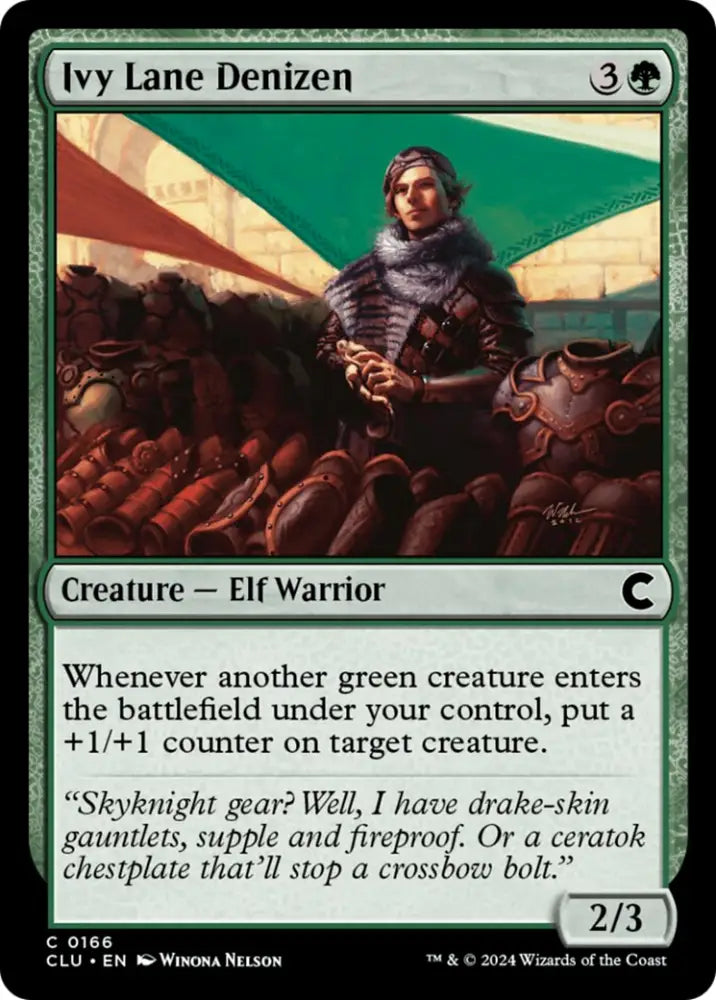 Ivy Lane Denizen [Ravnica: Clue Edition] - MTG Single
