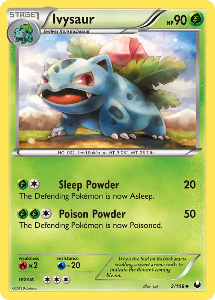 Ivysaur (2/108) [Black & White: Dark Explorers] - Pokemon Single
