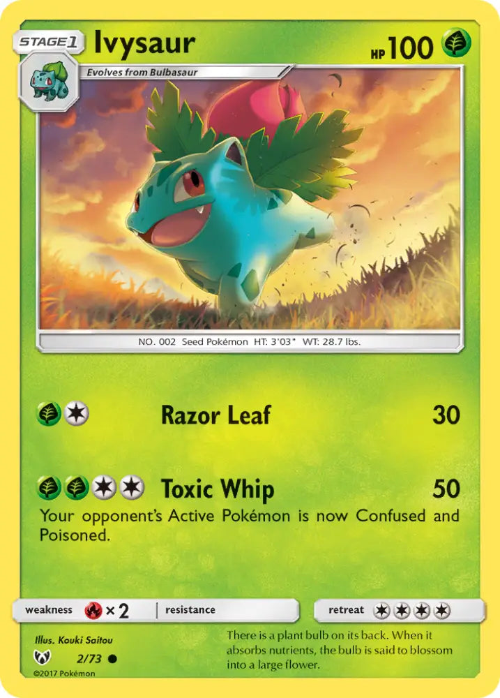 Ivysaur (2/73) [Sun & Moon: Shining Legends] - Pokemon Single