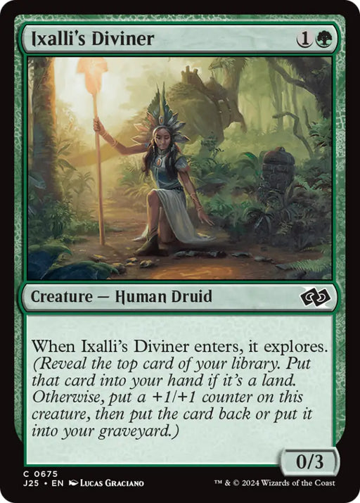 Ixalli’s Diviner [Foundations Jumpstart] - MTG Single