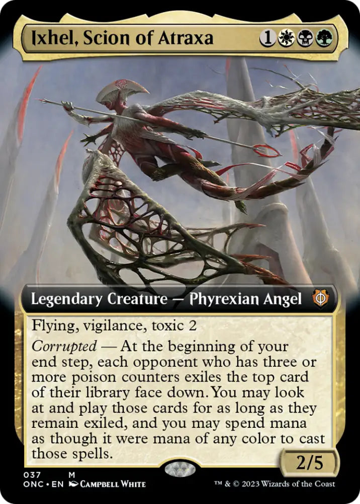 Ixhel Scion of Atraxa (Extended Art) [Phyrexia: All Will Be One Commander] - MTG Single