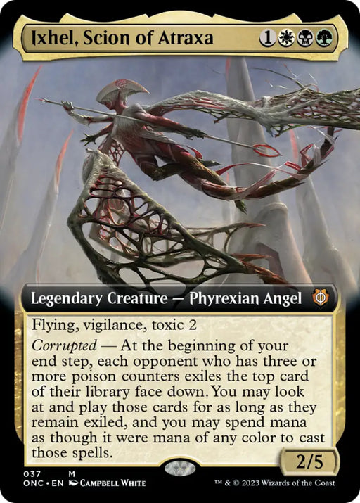 Ixhel Scion of Atraxa (Extended Art) [Phyrexia: All Will Be One Commander] - MTG Single