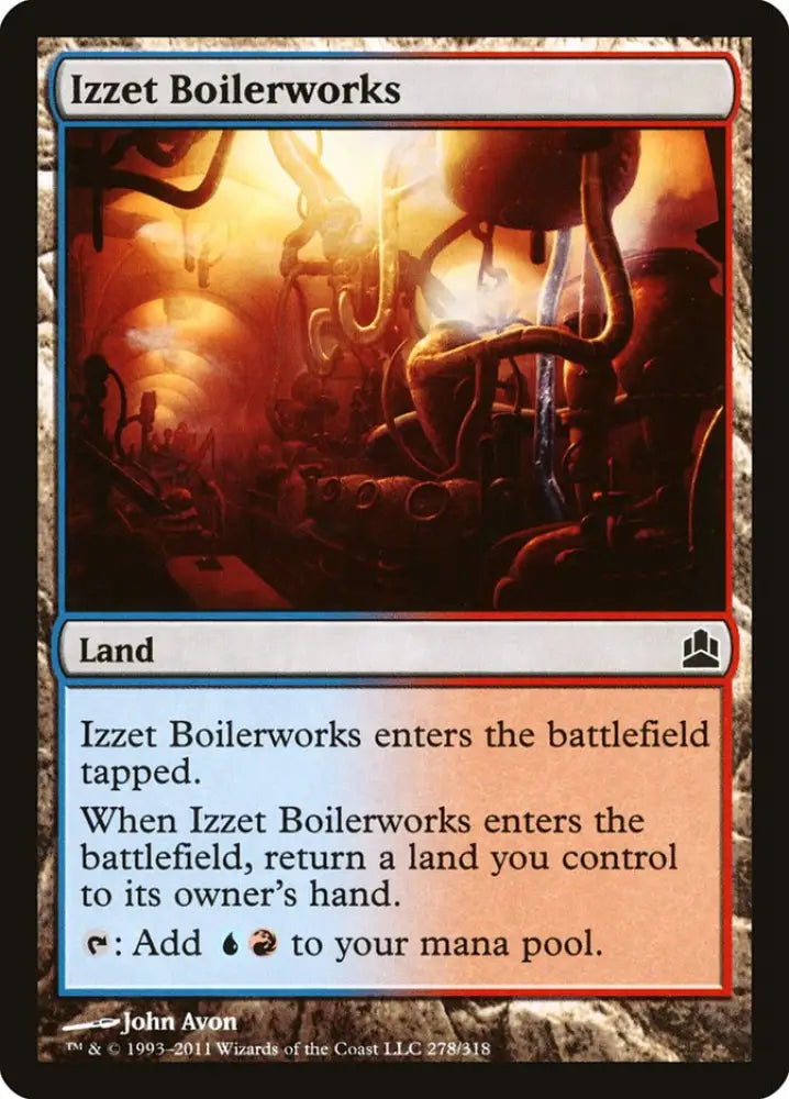 Izzet Boilerworks [Commander 2011] - MTG Single