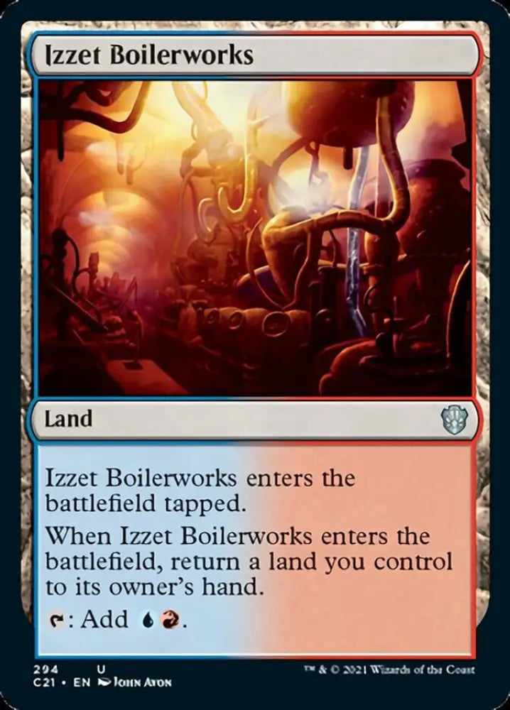 Izzet Boilerworks [Commander 2021] - MTG Single