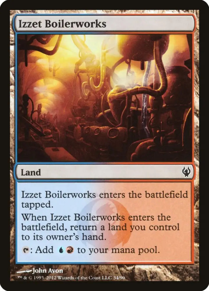 Izzet Boilerworks [Duel Decks: Izzet vs. Golgari] - MTG Single