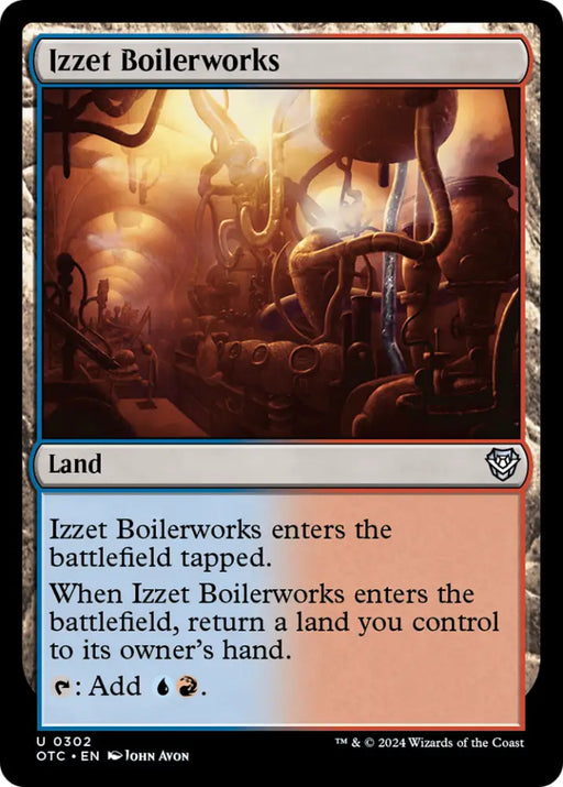 Izzet Boilerworks [Outlaws of Thunder Junction Commander] - MTG Single