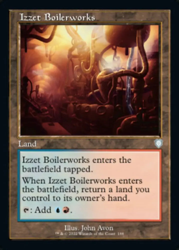 Izzet Boilerworks (Retro) [The Brothers’ War Commander] - MTG Single