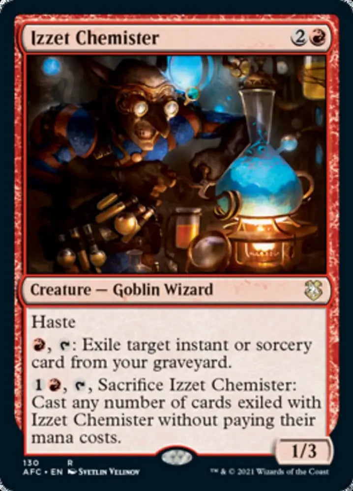 Izzet Chemister [Dungeons & Dragons: Adventures in the Forgotten Realms Commander] - MTG Single
