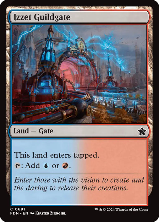 Izzet Guildgate [Foundations] - MTG Single